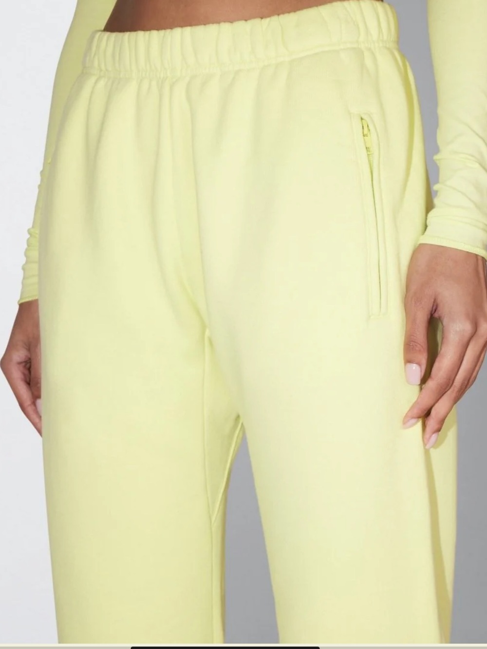 NWT Khy fleece FLEECE STRAIGHT LEG sweat PANT sz medium